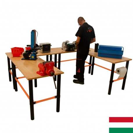 Modulárny pracovný stôl 4ks 125x62x80cm